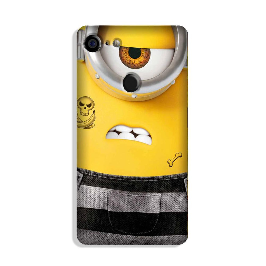Minion Mobile Back Case for Google Pixel 3 (Design - 324)