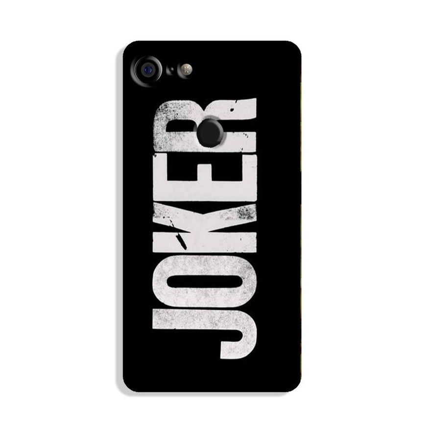 Joker Mobile Back Case for Google Pixel 3 (Design - 327)