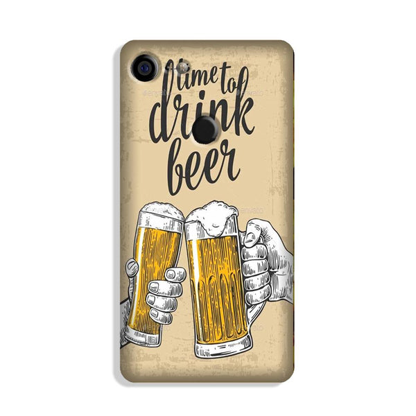 Drink Beer Mobile Back Case for Google Pixel 3 (Design - 328)