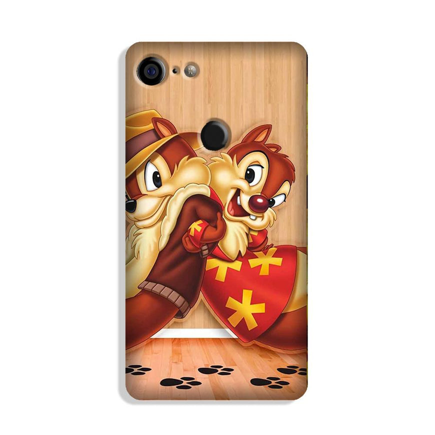 Chip n Dale Mobile Back Case for Google Pixel 3 (Design - 335)