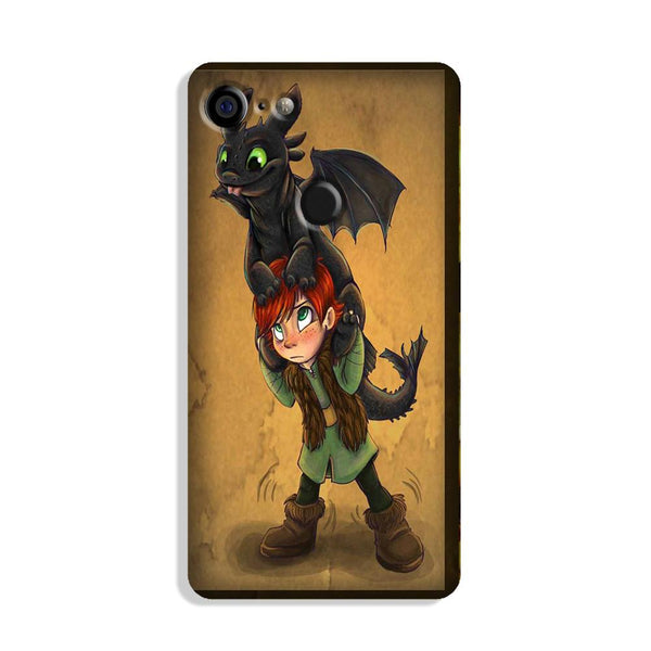 Dragon Mobile Back Case for Google Pixel 3 Xl (Design - 336)