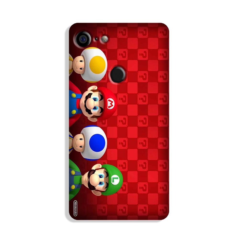 Mario Mobile Back Case for Google Pixel 3 (Design - 337)
