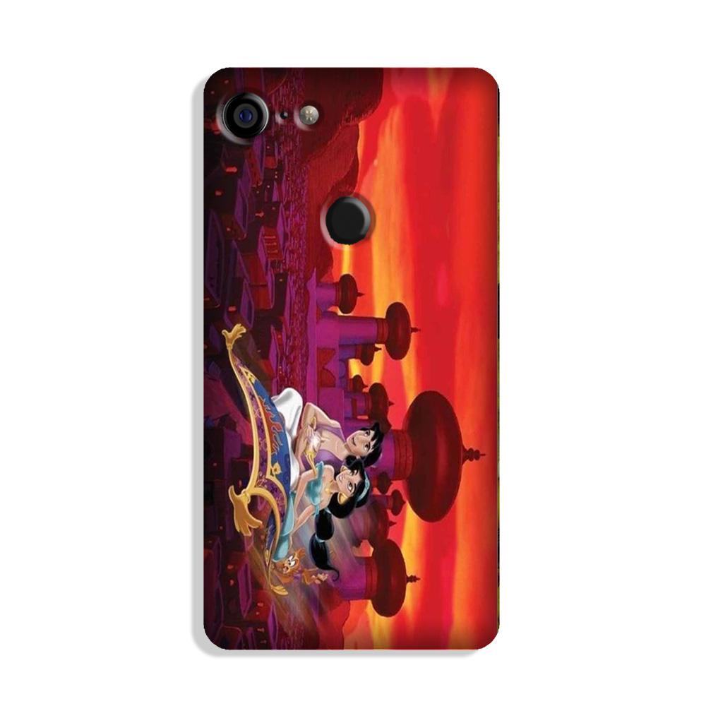Aladdin Mobile Back Case for Google Pixel 3 (Design - 345)