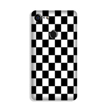 Black White Boxes Mobile Back Case for Google Pixel 3 Xl (Design - 372)