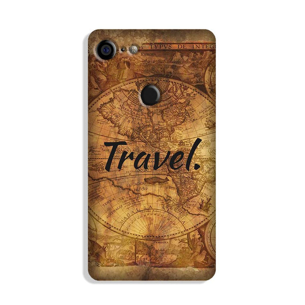 Travel Mobile Back Case for Google Pixel 3 Xl (Design - 375)