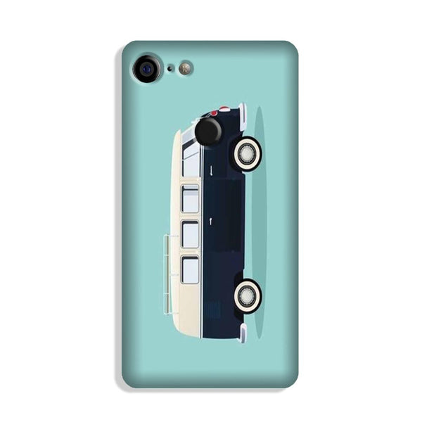 Travel Bus Mobile Back Case for Google Pixel 3 (Design - 379)