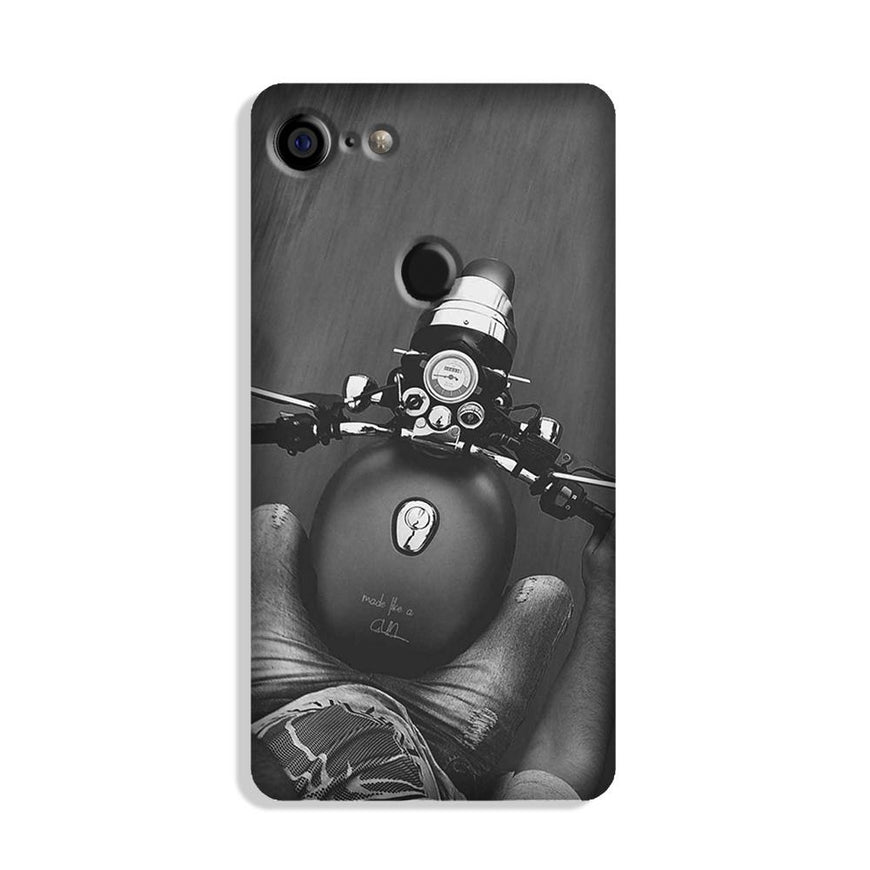 Royal Enfield Mobile Back Case for Google Pixel 3 Xl (Design - 382)