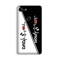 Love Mom Dad Mobile Back Case for Google Pixel 3 Xl (Design - 385)