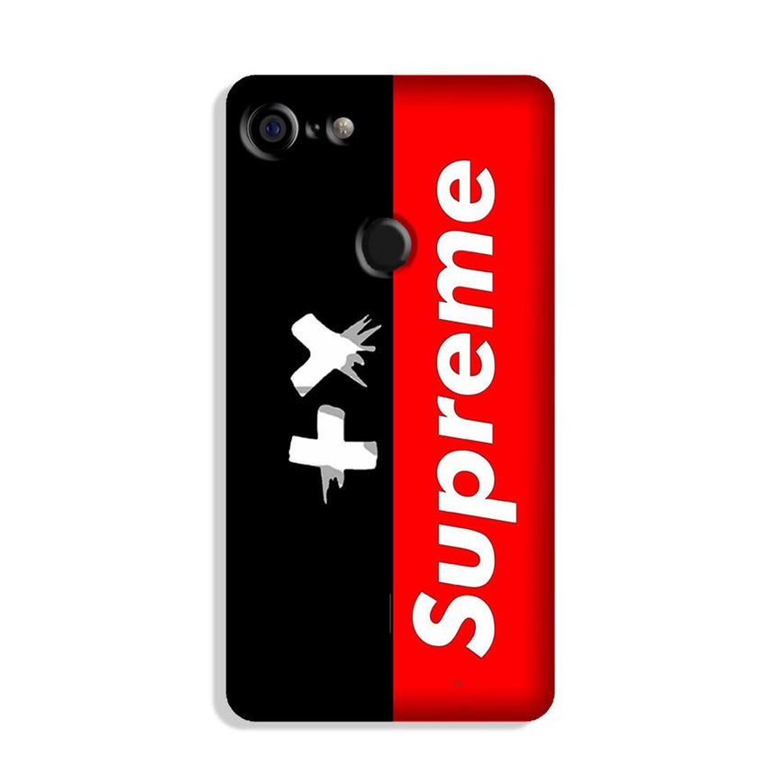 Supreme Mobile Back Case for Google Pixel 3 (Design - 389)