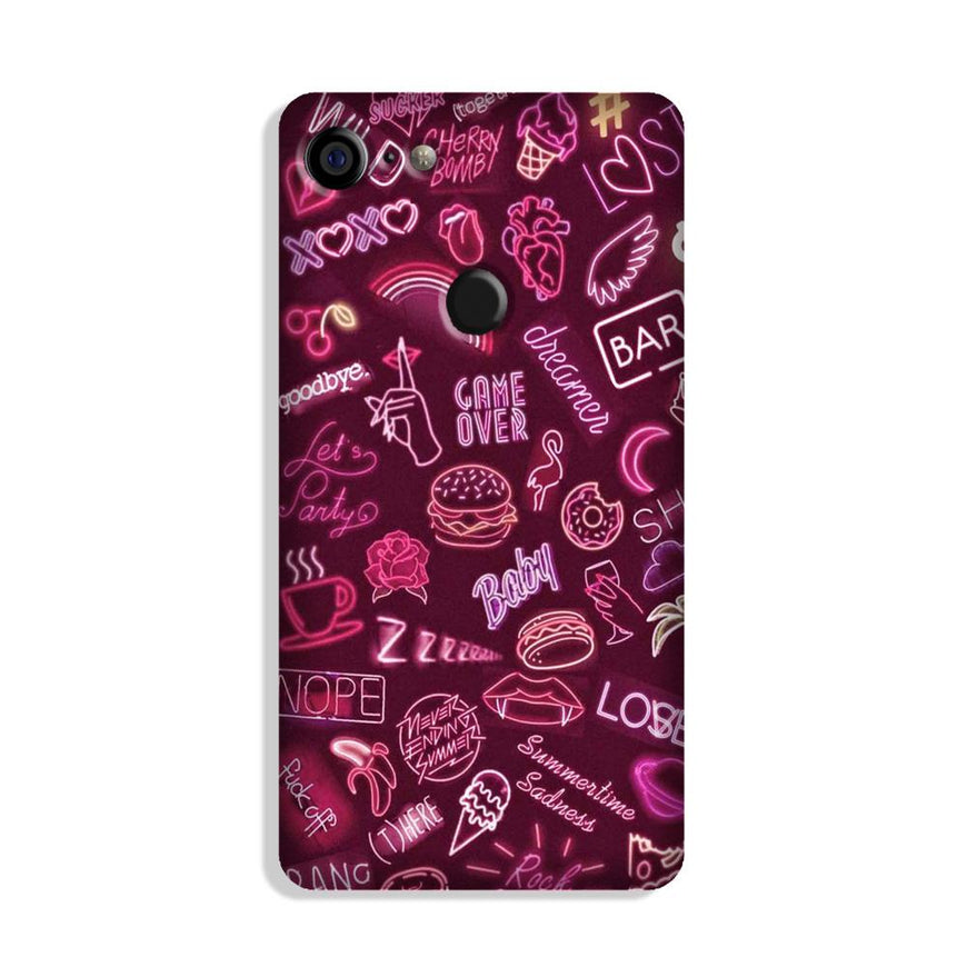 Party Theme Mobile Back Case for Google Pixel 3 (Design - 392)