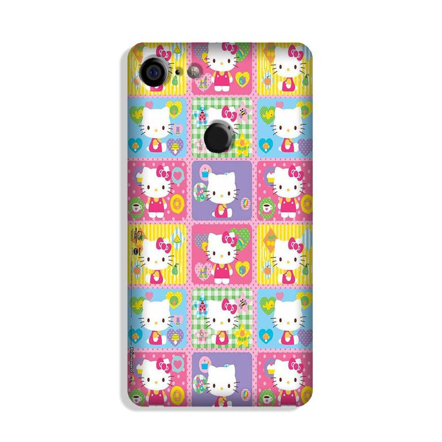 Kitty Mobile Back Case for Google Pixel 3 (Design - 400)