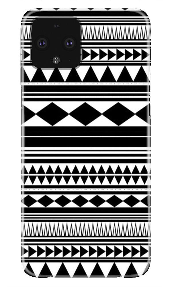 Black white Pattern Case for Google Pixel 4