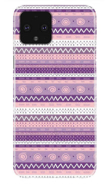 Zigzag line pattern3 Mobile Back Case for Google Pixel 4 XL (Design - 11)