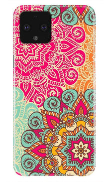 Rangoli art2 Mobile Back Case for Google Pixel 4 XL (Design - 29)