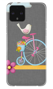 Sparron with cycle Mobile Back Case for Google Pixel 4 XL (Design - 34)