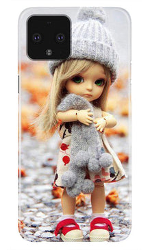 Cute Doll Mobile Back Case for Google Pixel 4 XL (Design - 93)