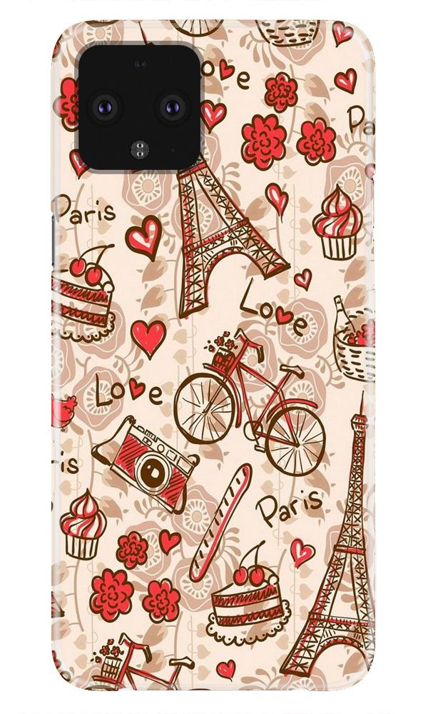 Love Paris Case for Google Pixel 4 XL(Design - 103)