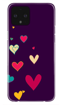 Purple Background Mobile Back Case for Google Pixel 4 XL  (Design - 107)