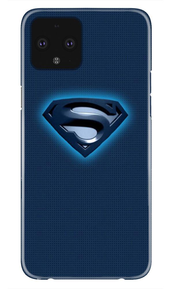 Superman Superhero Case for Google Pixel 4(Design - 117)