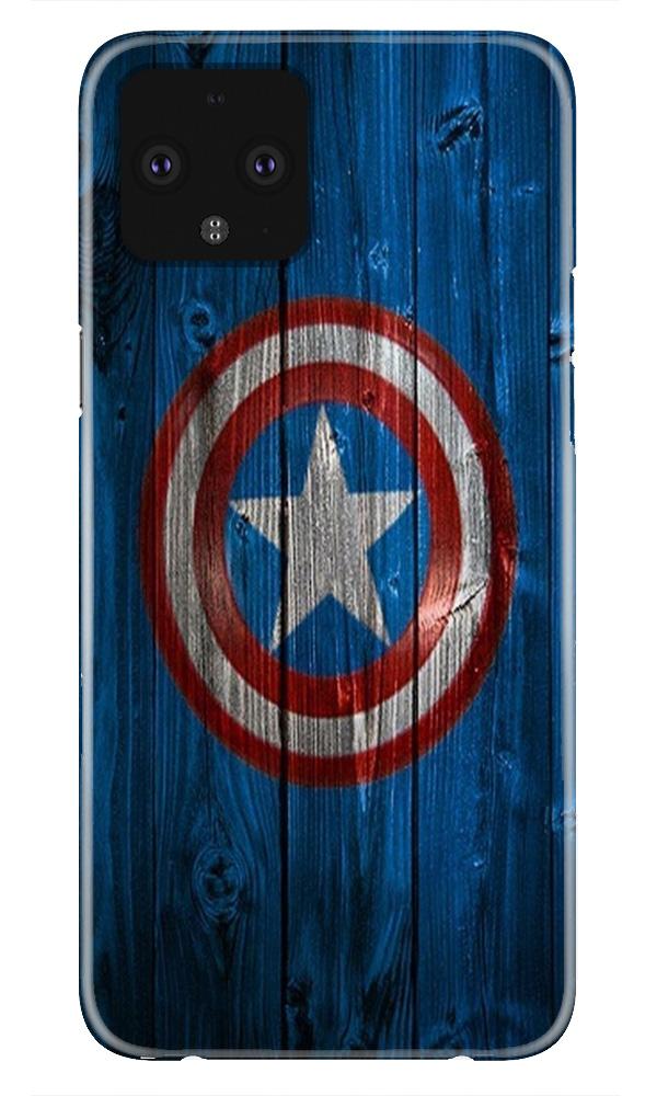 Captain America Superhero Case for Google Pixel 4  (Design - 118)