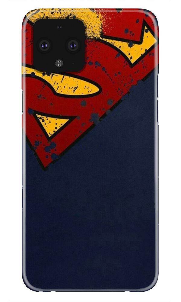 Superman Superhero Case for Google Pixel 4(Design - 125)