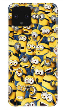 Minions Mobile Back Case for Google Pixel 4 XL  (Design - 126)