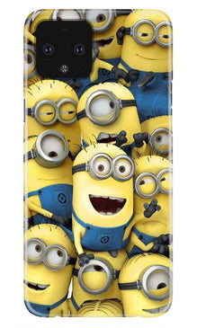 Minions Mobile Back Case for Google Pixel 4 XL  (Design - 127)