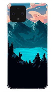 Mountains Mobile Back Case for Google Pixel 4 XL (Design - 186)