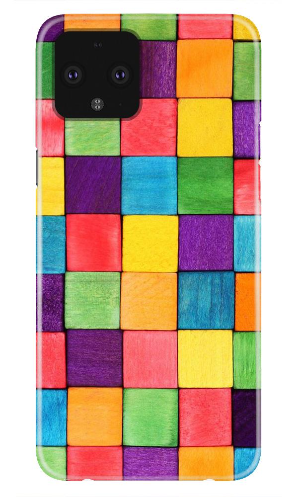 Colorful Square Case for Google Pixel 4 (Design No. 218)