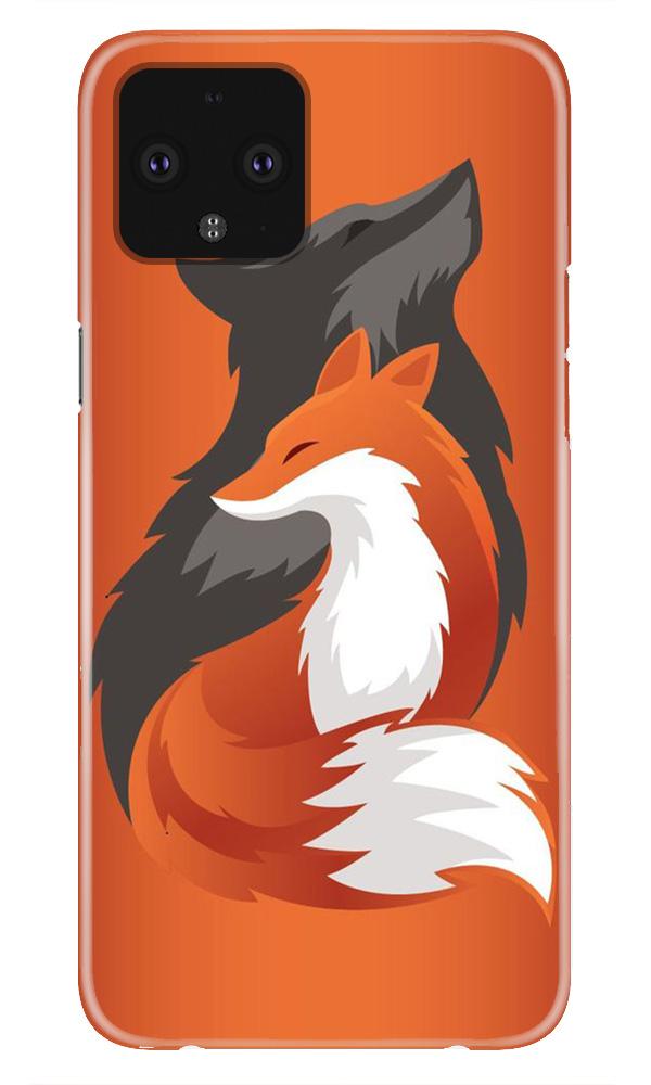 Wolf  Case for Google Pixel 4 (Design No. 224)