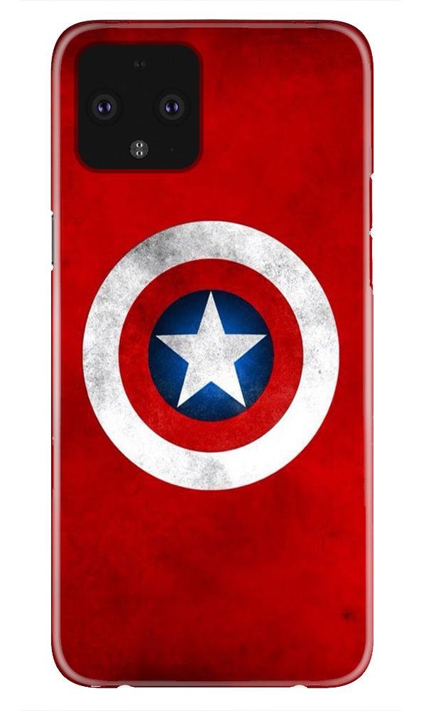 Captain America Case for Google Pixel 4 (Design No. 249)