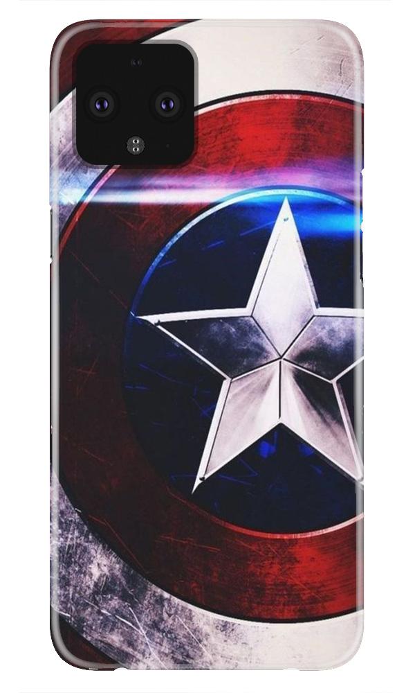 Captain America Shield Case for Google Pixel 4 XL (Design No. 250)