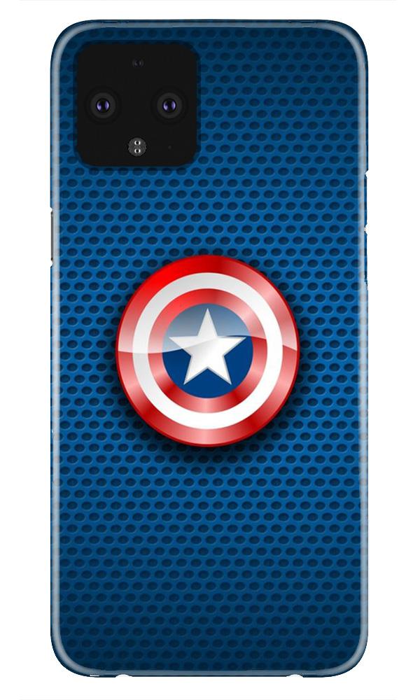 Captain America Shield Case for Google Pixel 4 (Design No. 253)