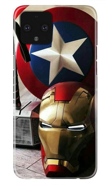 Ironman Captain America Mobile Back Case for Google Pixel 4 XL (Design - 254)