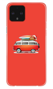 Travel Bus Mobile Back Case for Google Pixel 4 XL (Design - 258)