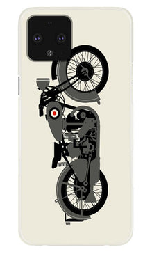 MotorCycle Mobile Back Case for Google Pixel 4 XL (Design - 259)