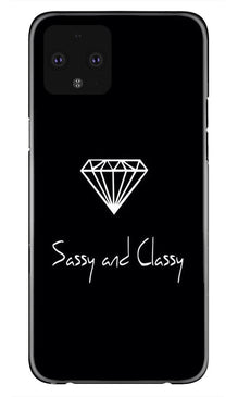 Sassy and Classy Mobile Back Case for Google Pixel 4 XL (Design - 264)