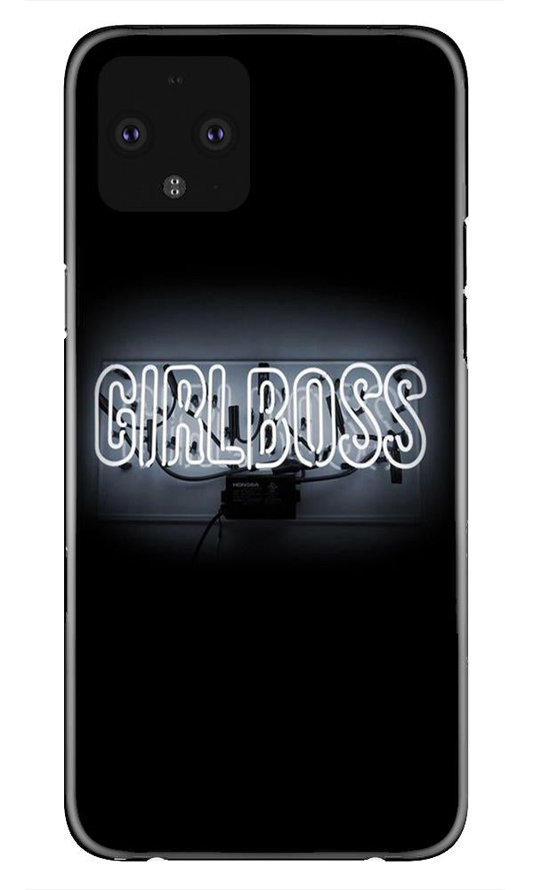Girl Boss Black Case for Google Pixel 4 XL (Design No. 268)