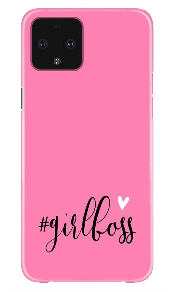 Girl Boss Pink Case for Google Pixel 4 XL (Design No. 269)