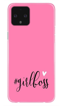 Girl Boss Pink Case for Google Pixel 4 XL (Design No. 269)