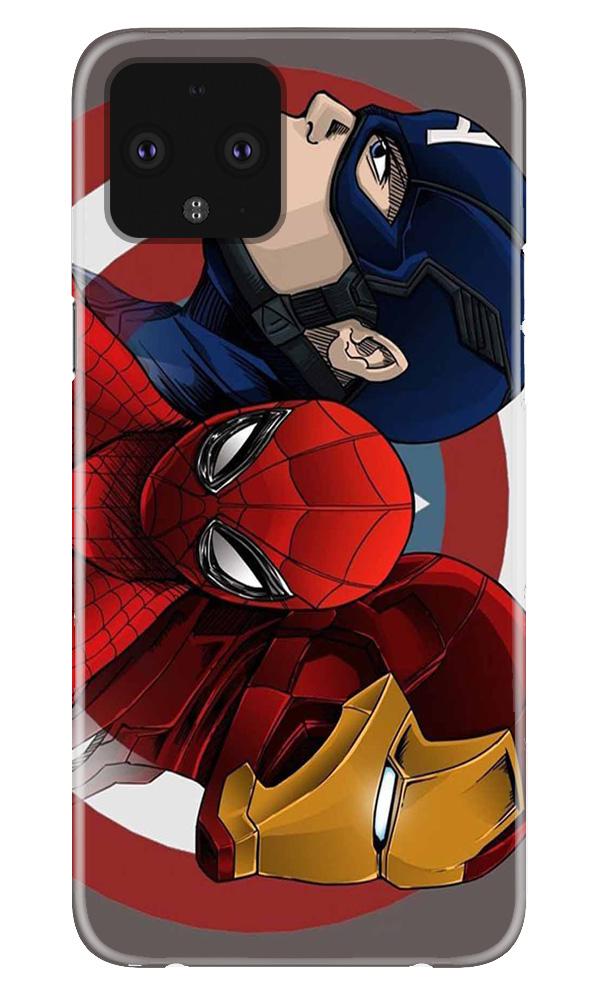 Superhero Mobile Back Case for Google Pixel 4 (Design - 311)