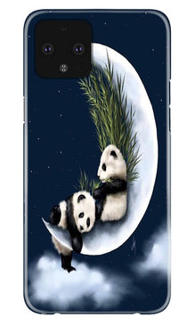 Panda Moon Mobile Back Case for Google Pixel 4 (Design - 318)