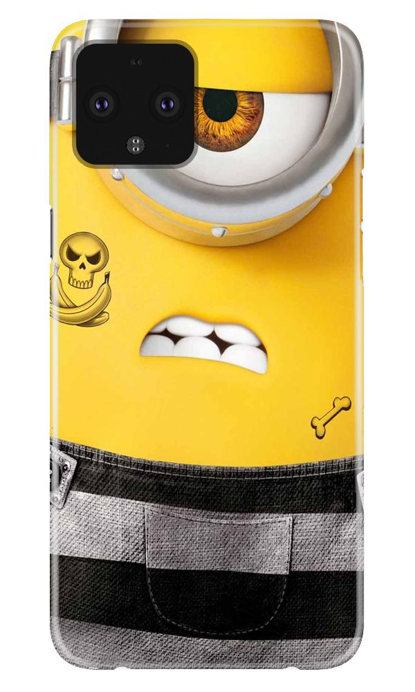 Minion Mobile Back Case for Google Pixel 4 XL (Design - 324)