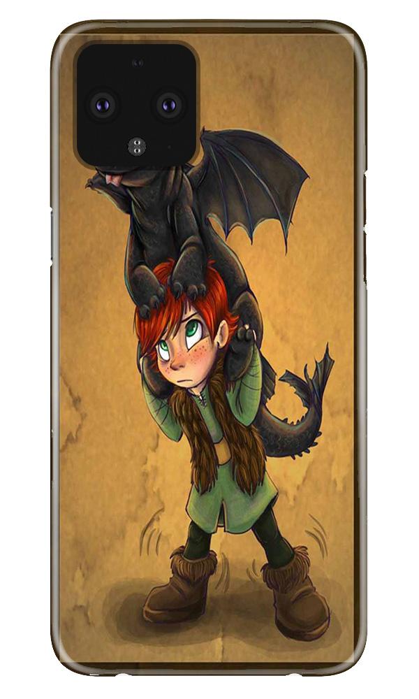 Dragon Mobile Back Case for Google Pixel 4 (Design - 336)