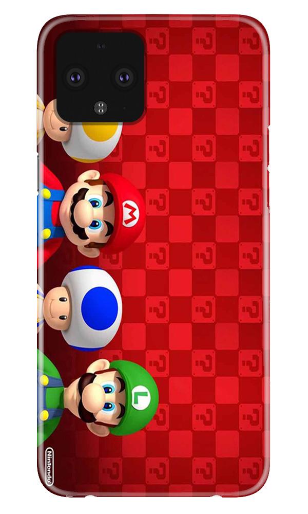 Mario Mobile Back Case for Google Pixel 4 (Design - 337)