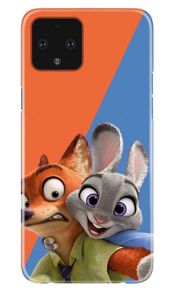 Cartoon Mobile Back Case for Google Pixel 4 XL (Design - 346)