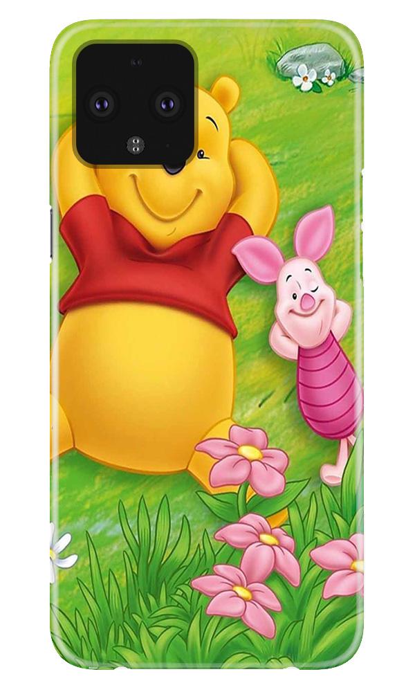Winnie The Pooh Mobile Back Case for Google Pixel 4 (Design - 348)