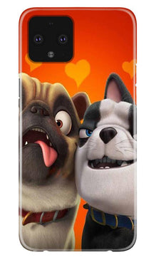 Dog Puppy Mobile Back Case for Google Pixel 4 (Design - 350)