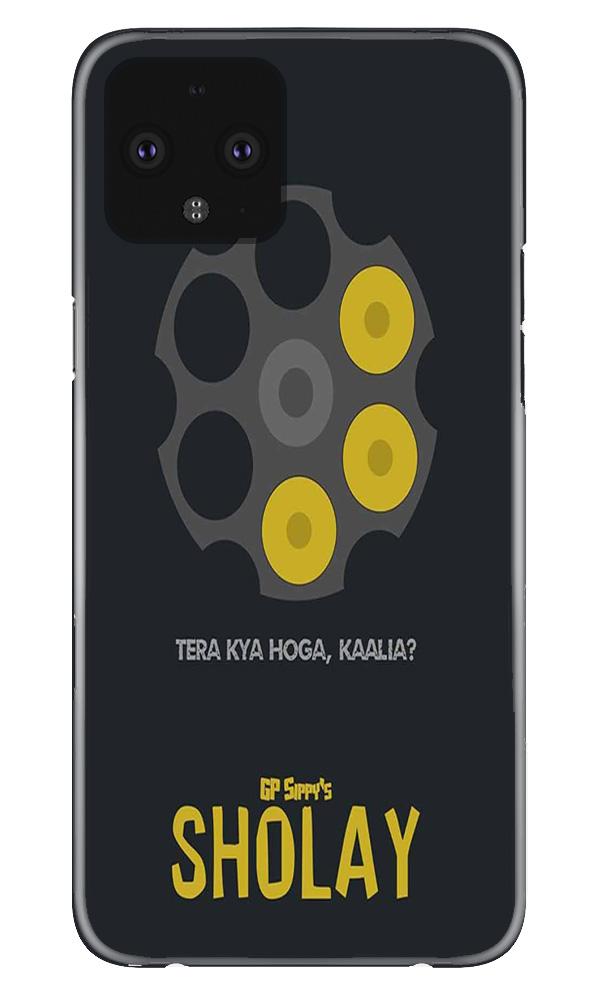 Sholay Mobile Back Case for Google Pixel 4 XL (Design - 356)