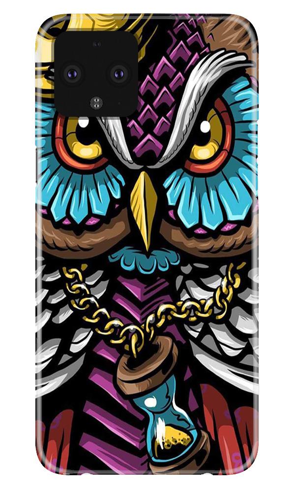 Owl Mobile Back Case for Google Pixel 4 (Design - 359)